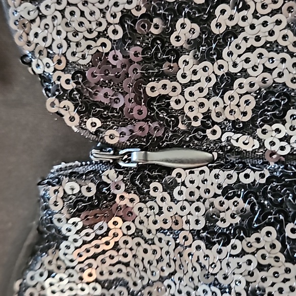 Dynamite Halter Open Back Sequin Dress, Size XXS - Picture 6 of 11